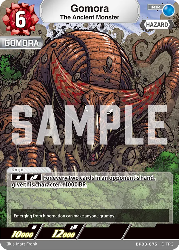 The Ancient Monster Gomora RR