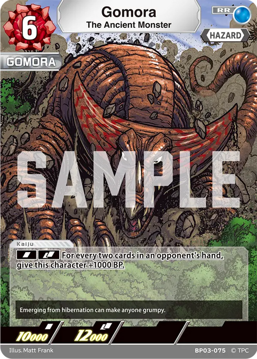 The Ancient Monster Gomora RR