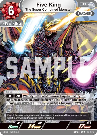 The Super Combined Monster Five King R