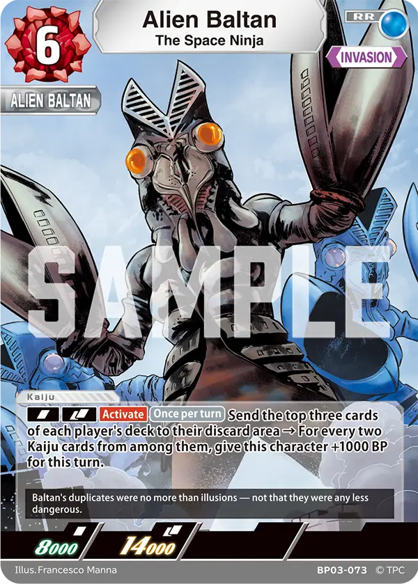 The Space Ninja Alien Baltan RR