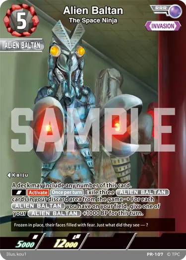 The Space NinjaAlien Baltan RRR